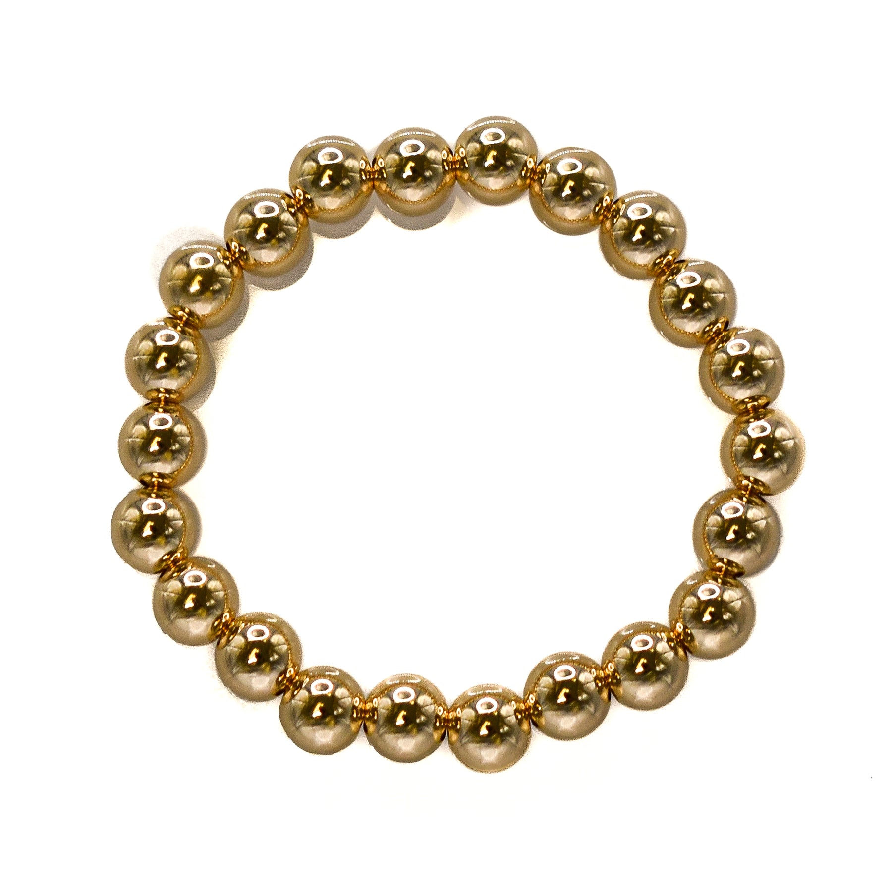 9ct Yellow Gold Rope Chain & Ball Bracelet | Fox Jewellery
